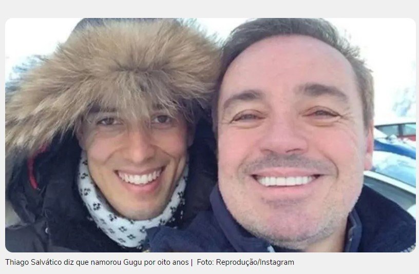 Thiago Salvático alfineta família de Gugu Liberato, que disputa herança