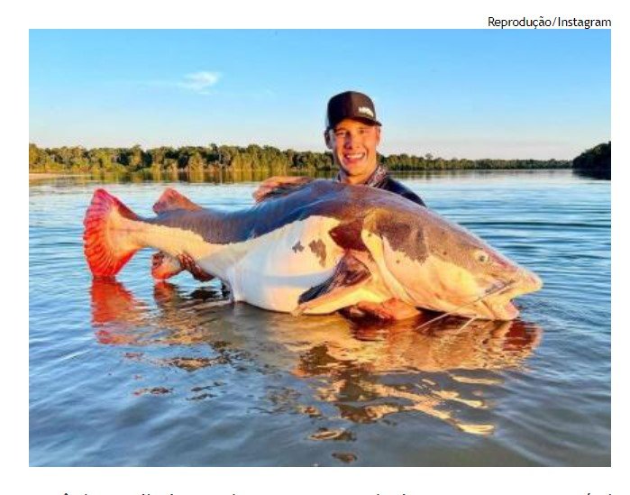 Pescador esportivo quebra recorde mundial ao capturar pirarara de 70 kg no Rio Xingu