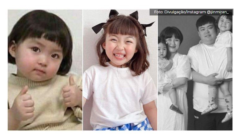 Veja como está a bebê coreana famosa em figurinhas do WhatsApp