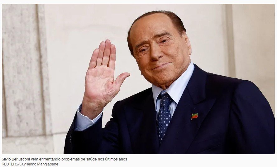 Morre ex-primeiro-ministro italiano Silvio Berlusconi, diz mídia italiana