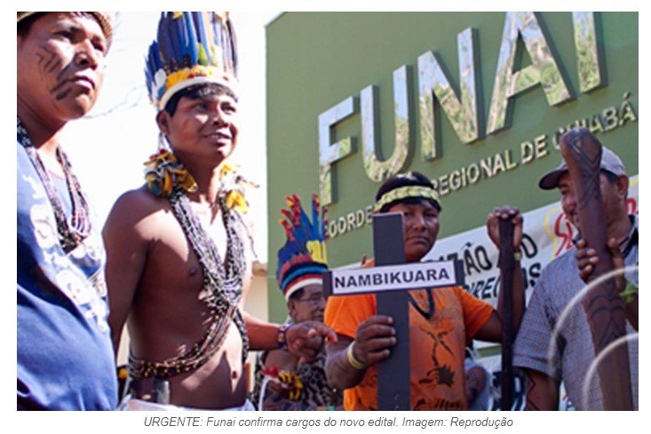 URGENTE: Funai confirma cargos do novo edital