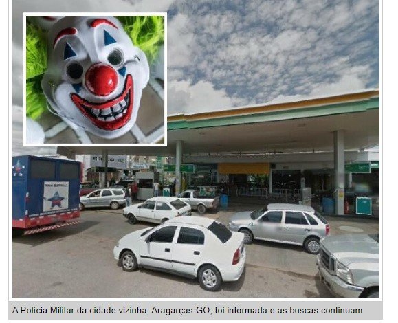 Bandido rouba conveniência usando máscara do Coringa em MT