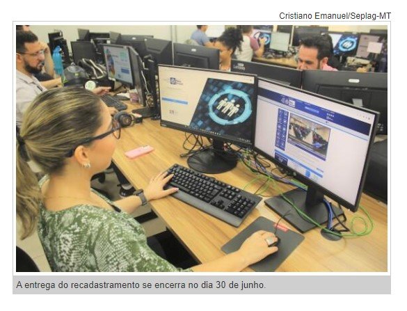 Cerca de 49% dos servidores públicos de MT não se recadastraram e podem ficar sem salário