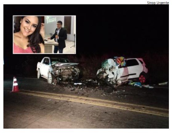 Pastor e grávida de 8 meses morrem em grave acidente na BR-163