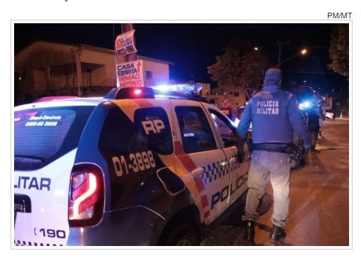 Motociclista é baleado na perna ao tentar tirar arma de policial em MT