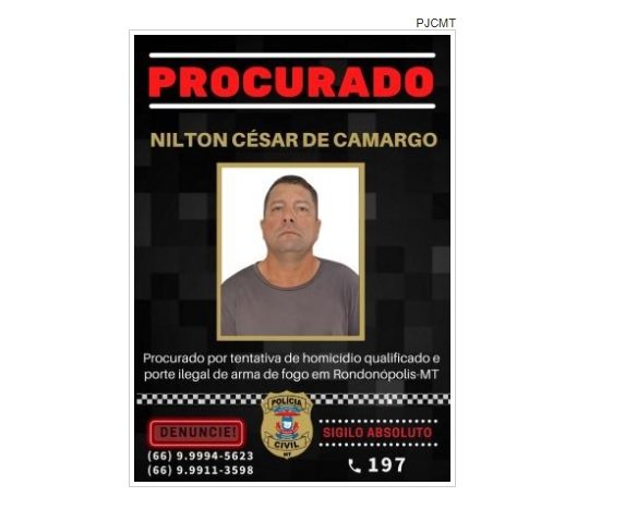 Polícia conclui inquérito contra homem que tentou executar companheiro da ex-namorada em Rondonópolis