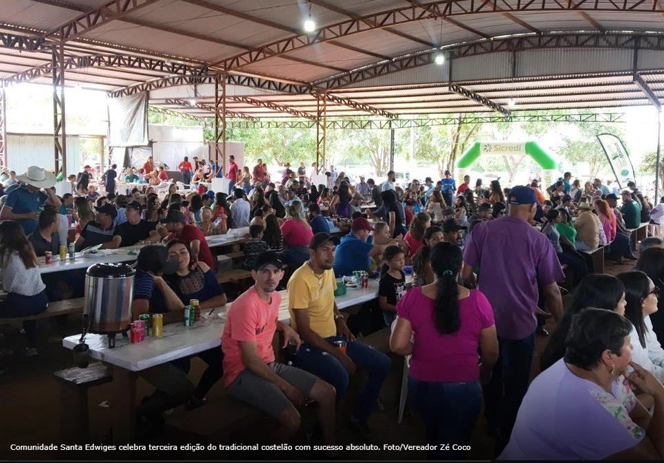 Comunidade Santa Edwiges celebra terceira edição do tradicional costelão com sucesso absoluto