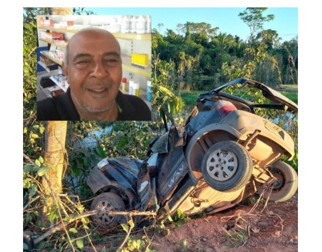 Homem morre e fica preso às ferragens em acidente na MT-208 entre Alta Floresta e Nova Monte Verde (fotos)