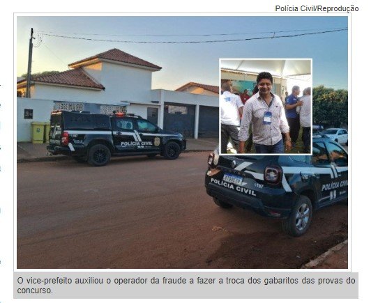 Vice-prefeito é preso por esquema de venda vagas em concurso de prefeitura