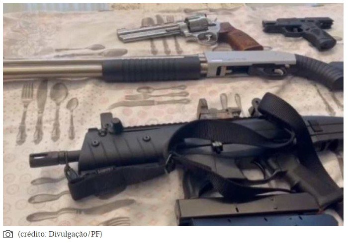 Polícia Federal aperta o cerco contra CACs com prisões e apreensão de armas