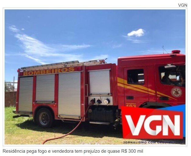 Residência pega fogo e vendedora tem prejuízo de quase R$ 300 mil