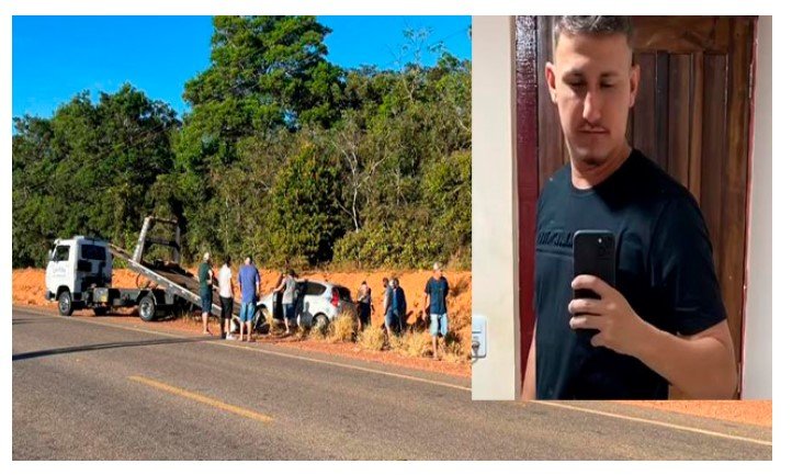 Vera: Jovem morre após capotar carro na MT-140