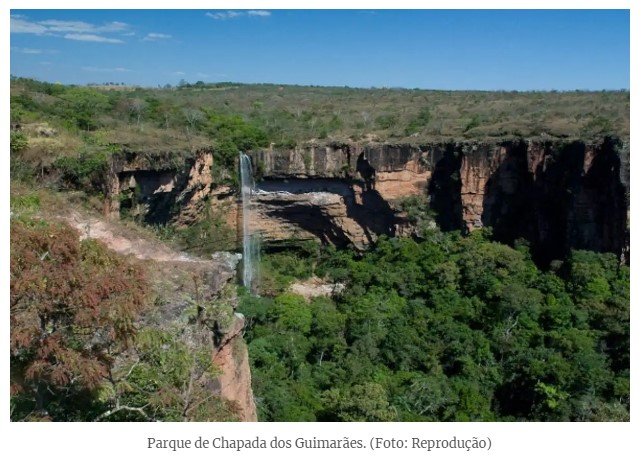 TCU julga irregularidades na concessão do Parque de Chapada dos Guimarães
