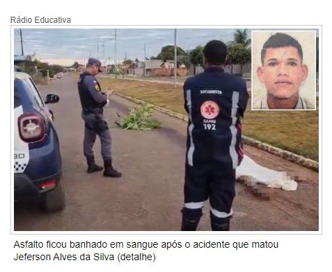Jovem de 20 anos morre após ser arrastado por carreta em MT