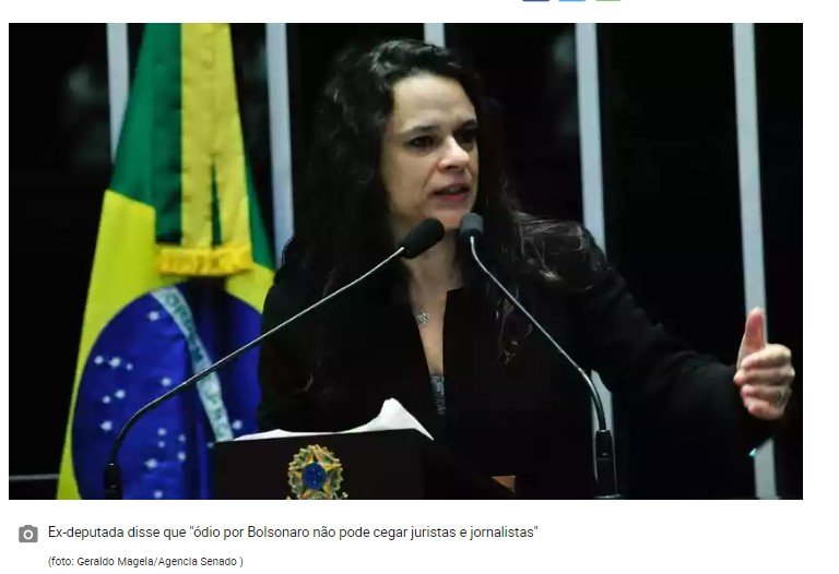 TCU não pode estender inelegibilidade de Bolsonaro, diz Janaina Paschoal