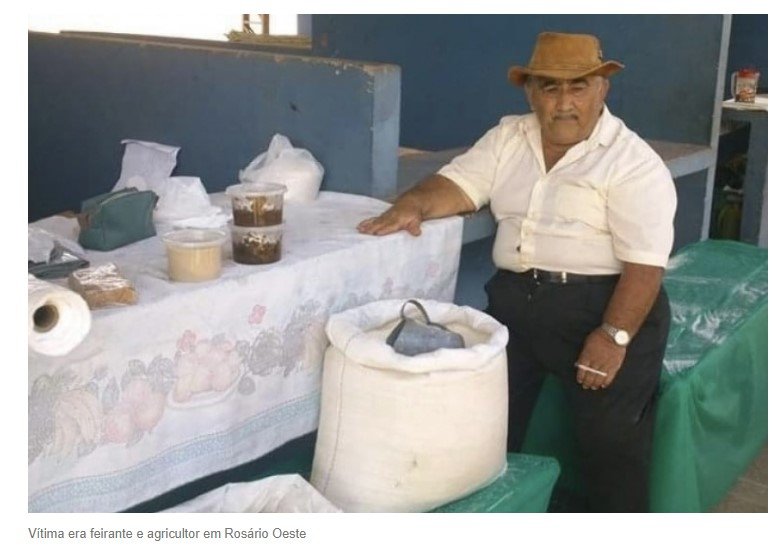 Agricultor de 79 anos sofre infarto e morre após criminosos invadirem fazenda; dois são presos