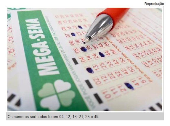 Três apostas de MT faturam R$ 75 mil na Mega Sena