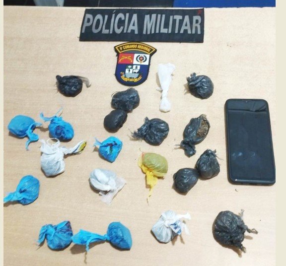 Gambazinho e preso pela PM de Colíder traficando novamente. (Vídeo)
