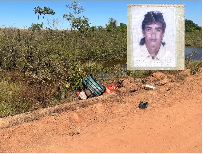 Trabalhador falece na zona rural de Colíder após acidente de moto. (Vídeo)