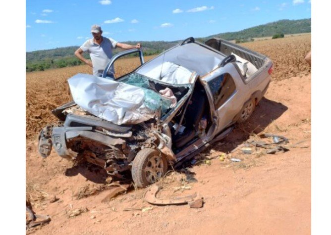 Homem tem fratura exposta em grave acidente na zona rural de Guarantã do Norte (fotos)
