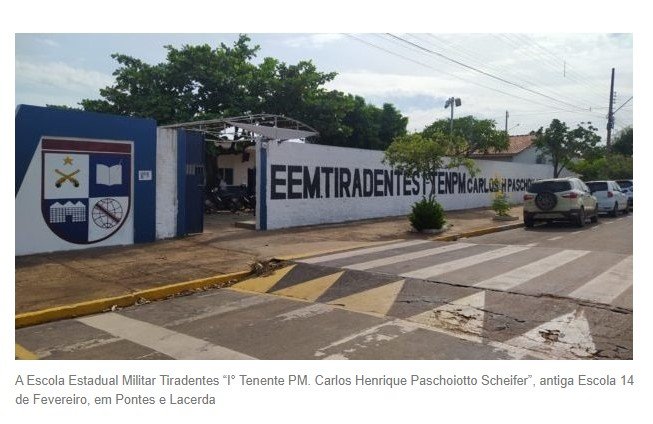 Justiça nega pedido do Sintep para impedir militarização de escola em Mato Grosso