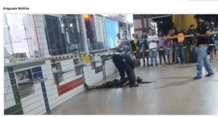 Segundo suspeito de assaltos em Aragarças é morto na rodoviária de Barra do Garças por elementos de moto