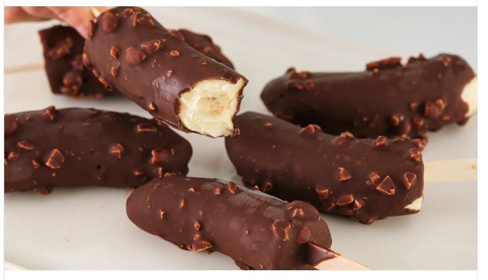 Sorvete super delicioso sem creme, sem leite, sem açúcar Sorvete caseiro com 2 ingredientes!