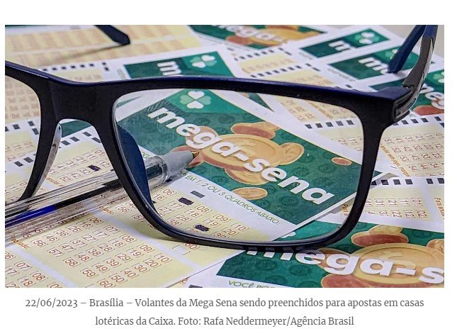 Mega-Sena sorteia prêmio de R$ 40 milhões neste sábado