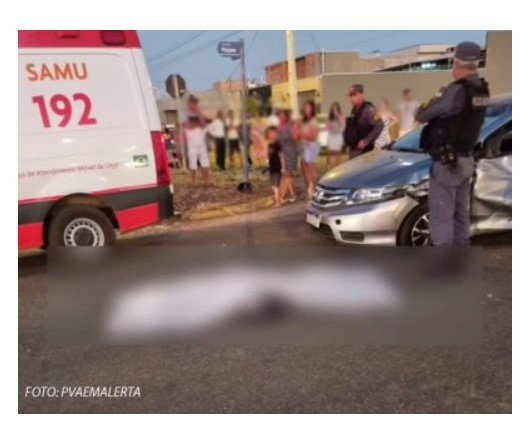Motociclista invade preferencial e morre ao bater num carro em MT