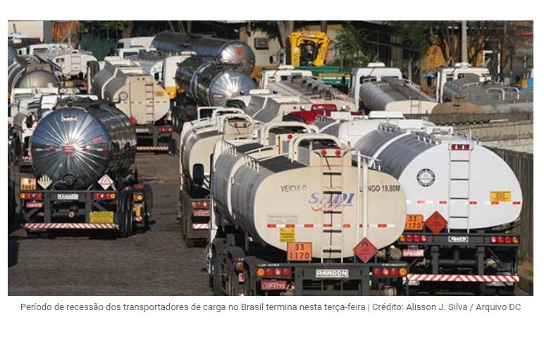 Transportadores de cargas ameaçam greve geral no País