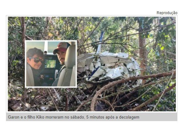 Irmão de pecuarista vítima de queda de avião divulga carta; "Só Deus pode dizer o que aconteceu"