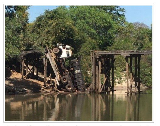 Ponte cede e compromete acesso de aldeia indígena em Mato Grosso