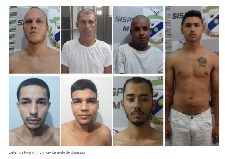 Forças policiais buscam sete detentos que fugiram de penitenciária de Peixoto após fazerem buraco em cela