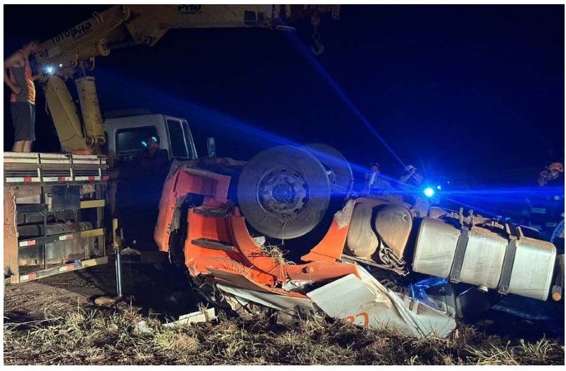 Cinco trabalhadores morrem após caminhão tombar na MT-430 em Confresa