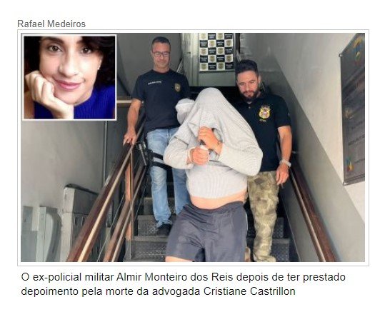 Polícia: Ex-PM saiu de casa com vítima morta no banco do carona