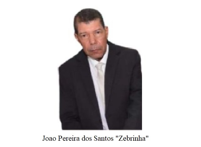 Falece o corretor de imóveis Joao Pereira ‘Zebrinha’ vítima de câncer.