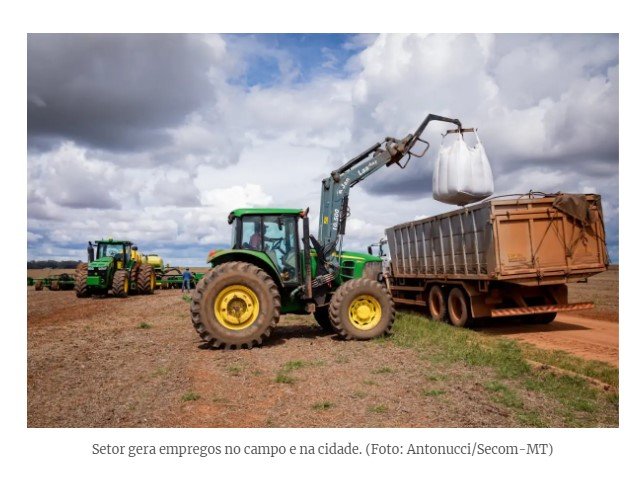 Agronegócio gera quase 30 milhões de empregos, segundo IBGE