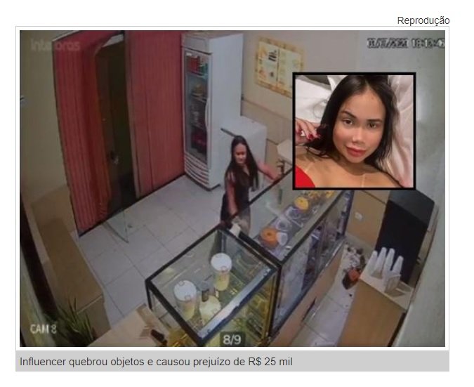 Influencer que quebrou confeitaria sai da cadeia e diz que confusão não foi 'só por causa de granulado'