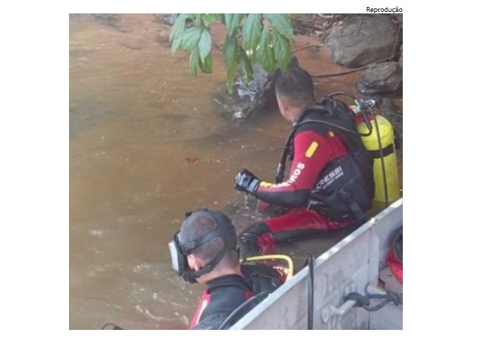 Após 4 dias de buscas, bombeiros localizam corpo de jovem desaparecido em rio de MT