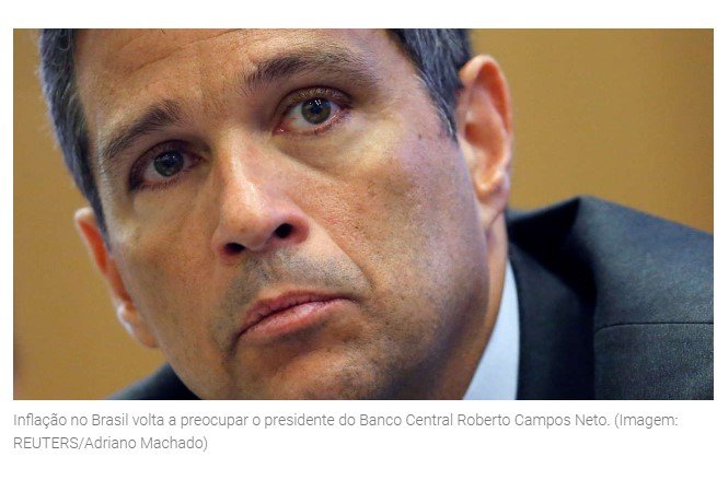 Campos Neto dá recado: Inflação do Brasil está um pouco pior; entenda motivos