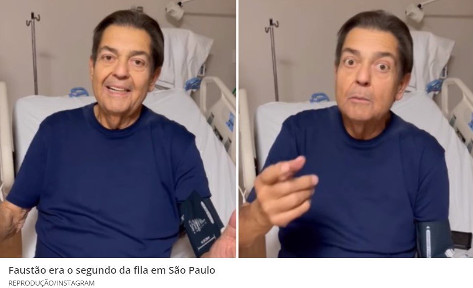 Por que o primeiro da lista recusou o coração que acabou transplantado em Faustão?
