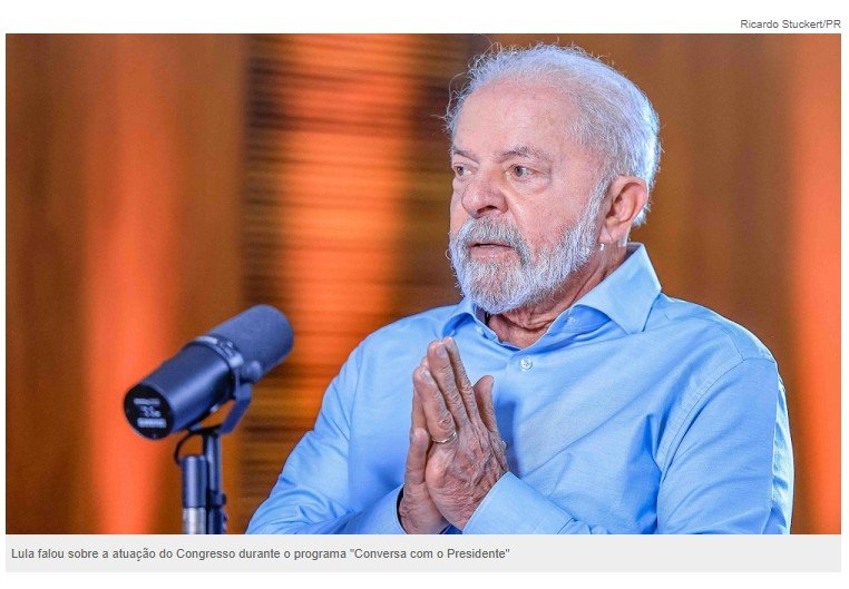 Lula diz que maioria dos parlamentares não representa o ‘povo trabalhador’