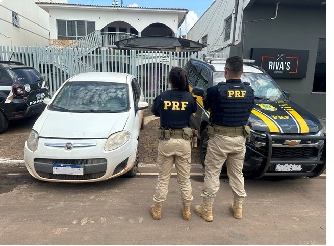 PRF de N. Santa Helena prende homem em Colíder com carro clonado e motor adulterado.