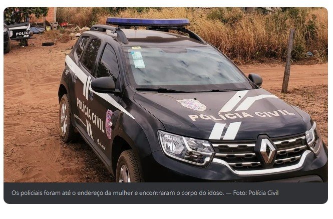 Mulher mata idoso a facadas, se entrega à polícia e diz que sofreu tentativa de estupro em MT