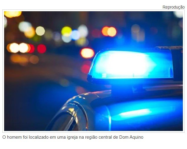 Foragido por estuprar enteada de 12 anos é preso em igreja de MT