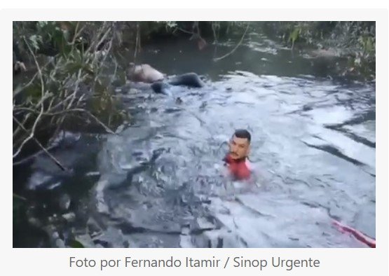 Homem é encontrado morto com mãos amarradas dentro de rio em Sinop.
