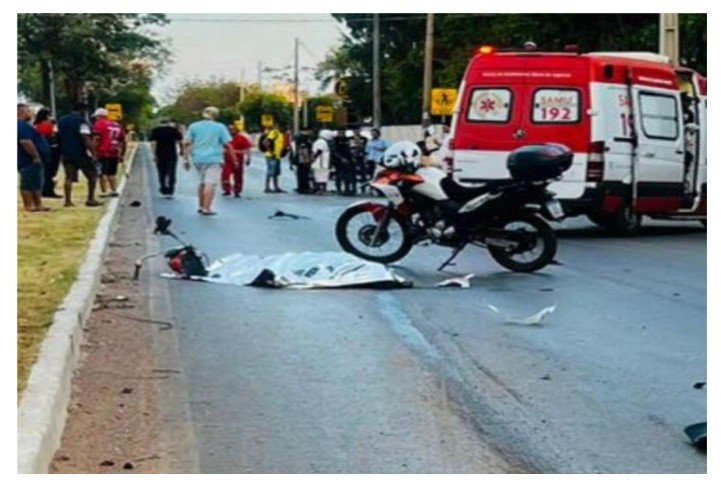 Motociclista morre ao tentar atravessar canteiro central da avenida da capital.