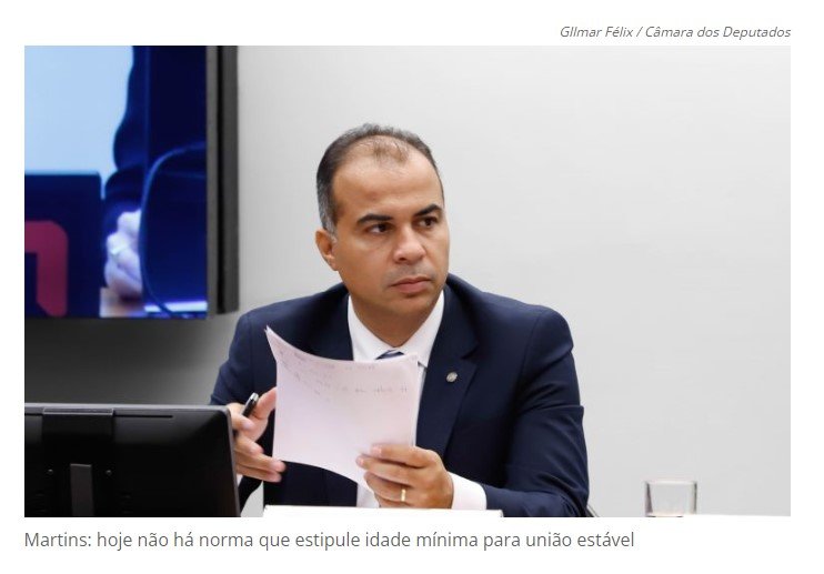 Comissão aprova idade mínima de 16 anos para a união estável, com consentimento dos pais