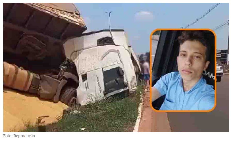 Motorista da Amaggi morre após bater veículo de carga em outra carreta. (Vídeo)