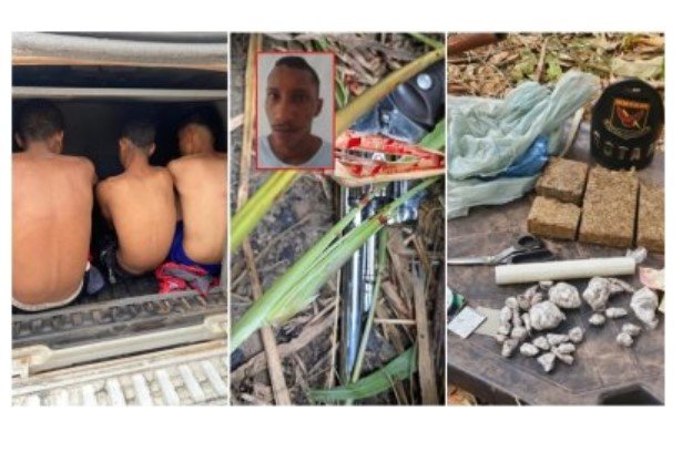 Bandido de 29 anos morre em confronto com a Polícia Militar em VG e outros três são presos
